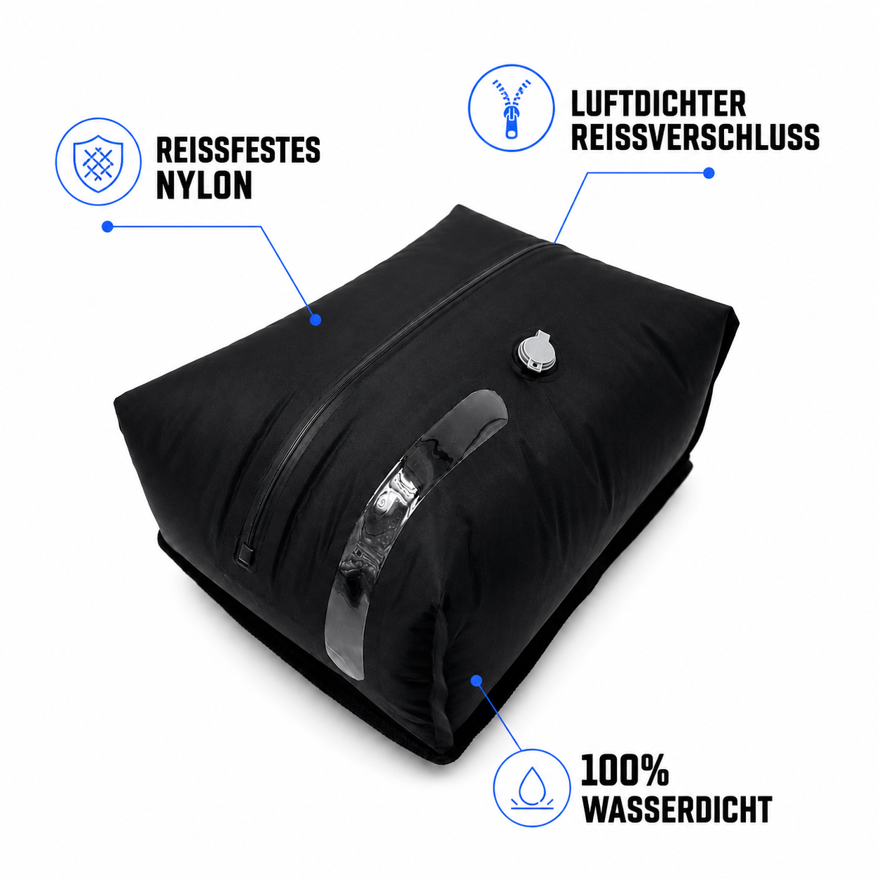 Packly – Kompressions-Reisetasche mit Pumpe