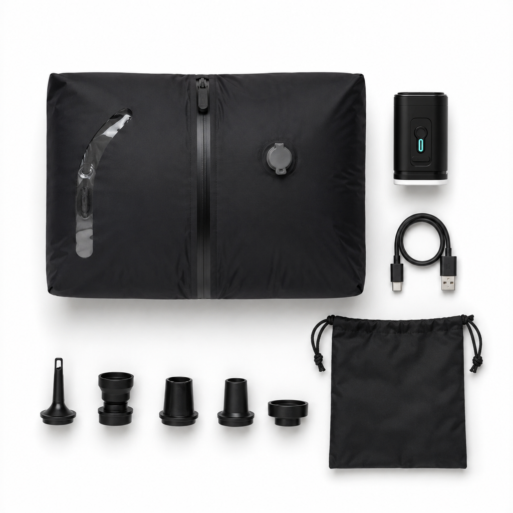 Packly – Kompressions-Reisetasche mit Pumpe